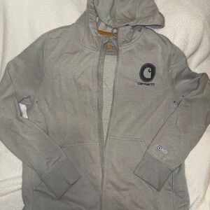 Women’s Carhartt Gray Hooded Jacket